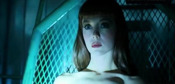  Hannah Rose May ( synth women) nude walk in atered carbon netflix